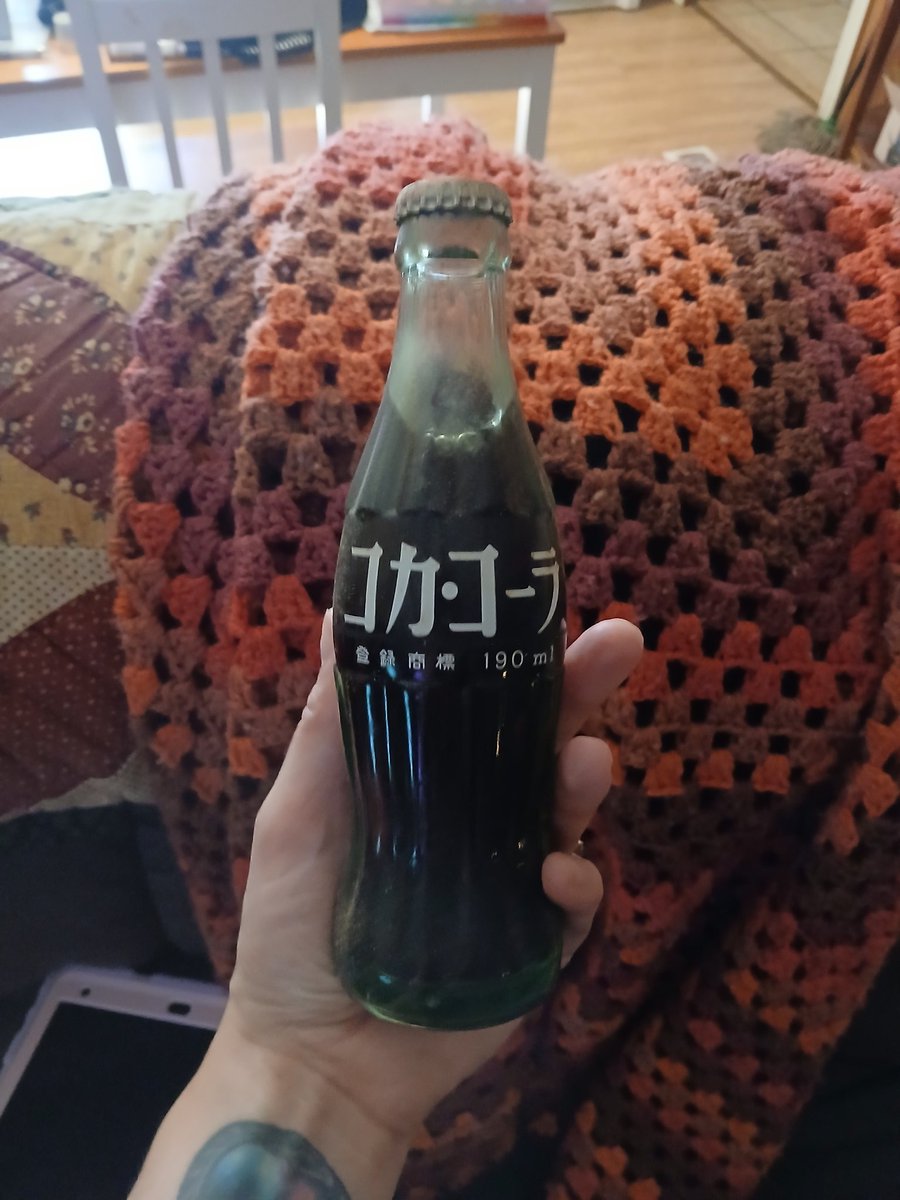 Ancient Coke I found in my grandpas closet putting laundry away today