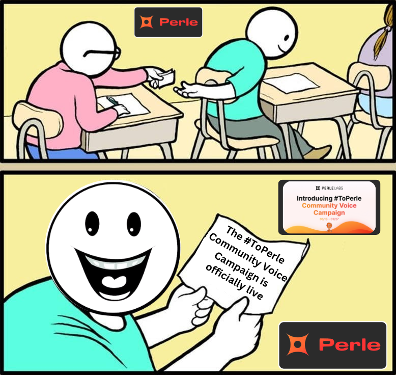 John_Peace1's tweet photo. Introducing ToPerle Community Voice Campaign 🎙️

If you've been following my recent posts on X, you should have seen that i've been talking about @PerleLabs and what they are building. 

Today, I will be talking about the #ToPerle Community Voice Campaign. But before I proceed, let me brief you a little about what Perle Labs is.

Perle Labs is building the Sovereign Intelligence layer for AI. This is a decentralized, on-chain (Built on @Solana Blockchain) data quality network that uses expert human verification and blockchain-auditable annotations to create high-accuracy training data for AI models.

They’ve raised $17.5M from Framework, CoinFund, HashKey Capital, and others. Their platform lets anyone earn rewards by labeling/validating data for Fortune 50 companies, governments, and frontier AI labs.

Perle Labs Community Voice Campaign

The #ToPerle Community Voice Campaign is a short-term User-Generated Content (UGC). This campaign lets the community speak honestly about what Perle Labs is building, why it matters, your experience with their annotation tasks, your vision for the project/tokenomics, etc.

It’s their way of giving real voice and influence to contributors ahead of bigger milestones.

How to Participate

➞ Join and become thier Perle Labs Discord user via the link below:
https://t.co/hlClofna2U

➞ Post an original tweet on X (text, meme, image, or video)
➞ Include the hashtags: #PerleAI and #ToPerle
➞ End your tweet with: "— participating in @PerleLabs community campaign"
➞ Submit your entry here → https://t.co/kDtnSWWeI8

Rules to Follow

✔ One X account per Discord account
✔ Max 3 submissions per person during the campaign period. You can save all of your tweets and submit anytime before the campaign ends.
✔ All content must be original
✔ Formats: text, memes, images, videos

➞ Campaign runs from March 18 to March 27 (23:59 UTC)

🏆 Total rewards pool: 55,000 USD1

🥇 Top 1–50 → 350 USD1 each
🥈 Top 51–150 → 200 USD1 each
🥉 Top 151–400 → 50 USD1 each
🎖️ Discord Voyager + Navigator Bonus → Share a 5,000 USD1 pool

Note: Ranking is based on quality, originality, and engagement. DC Role Holders automatically qualify for the exclusive bonus pool in addition to the main competition. (Eligible roles must be held before March 18).

This is your moment to tell the world why Perle matters to you and get paid for it.

Whether you’ve been grinding tasks, believing in the vision of decentralized human wisdom for AI, or just hyped about the future — speak up!

The AI future needs more real human voices. Perle Labs is building it differently with transparency, expertise, and community at the core.

Join the Discord (https://t.co/HI5eZPlfre) if you haven’t already, create your post, submit it, and let’s make some noise!

For information about this campaign, head over to the #Announcement channel in the Discord server to read more.

#PerleAI #ToPerle
This is my entry:

— participating in @PerleLabs community campaign