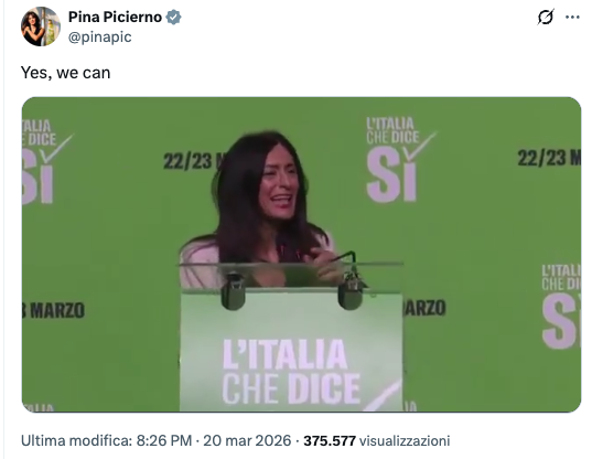 fasulo_antonio's tweet image. NO, We Can't

#ReferendumGiustizia2026 #maratonamentana