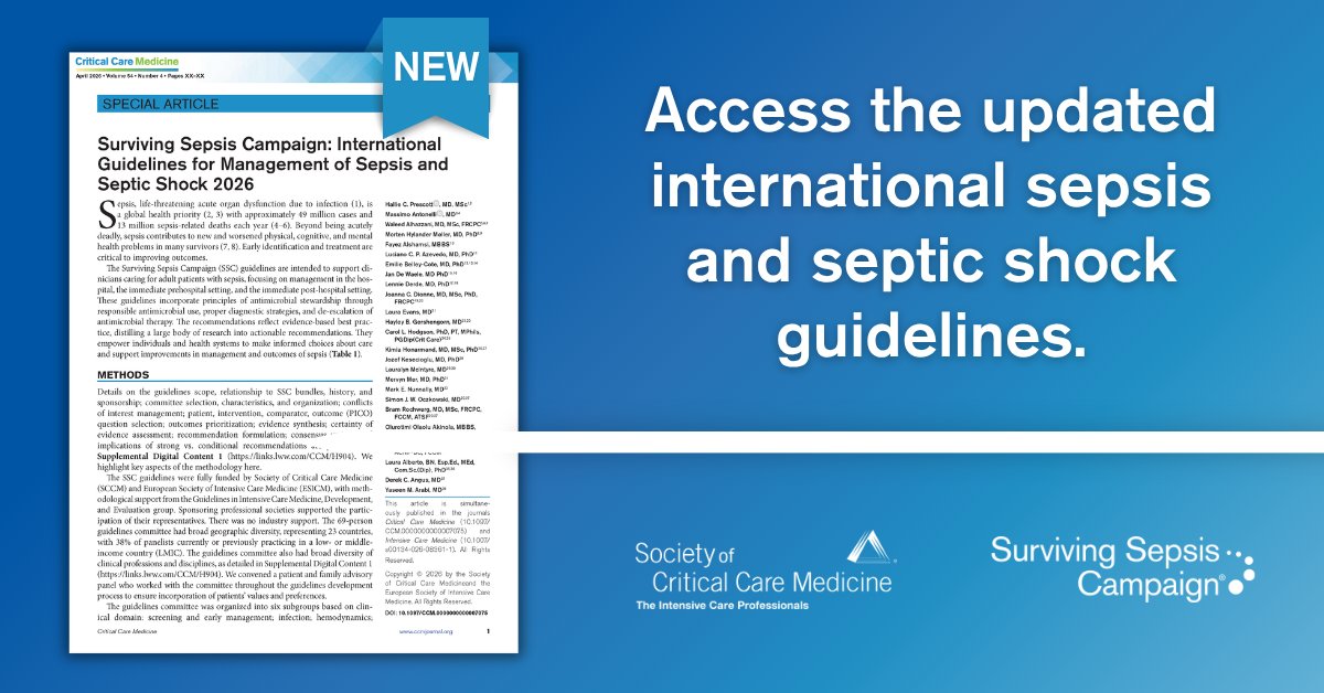 Critical Care Medicine tweet media