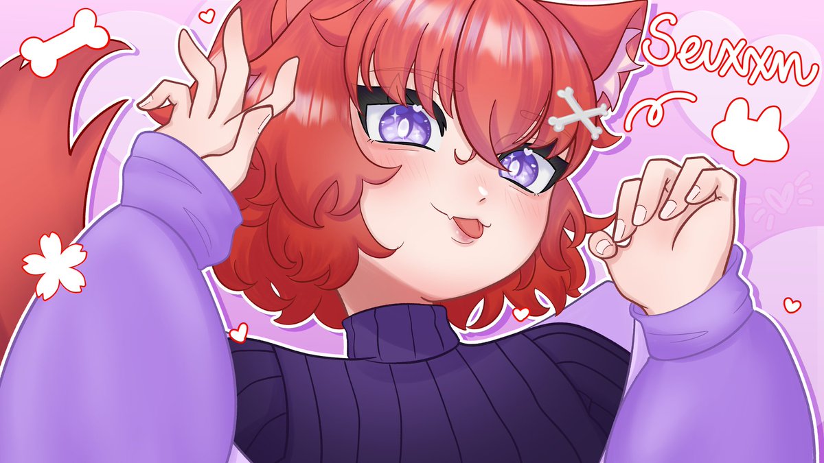 Thruthickandzen's tweet photo. Fanart for @sevxxn_ !!! I need to draw your model more her design is so cute lol #evtuber #vtuber #sevxxngallery https://t.co/pTN3hUuxu9