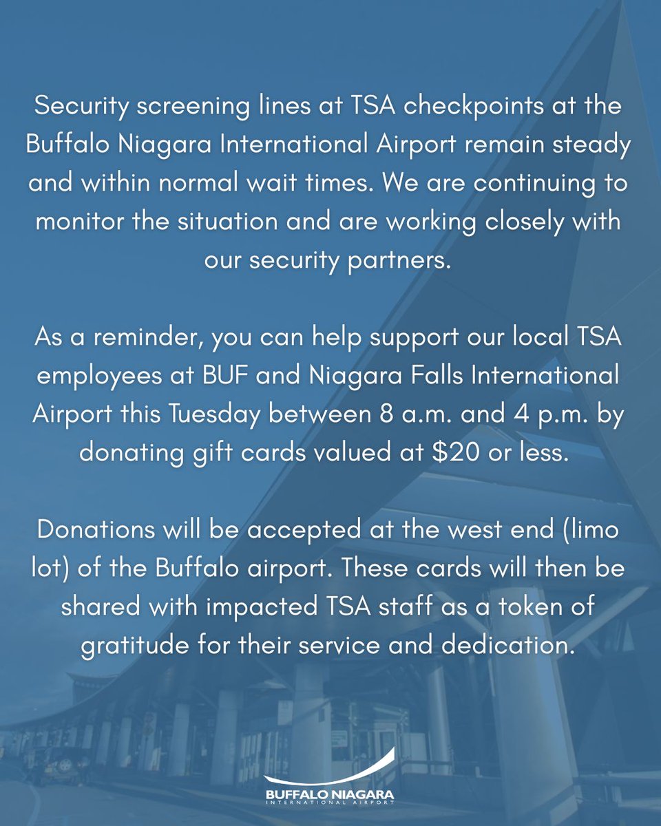 BUFAirport's tweet photo. https://t.co/ngK85jUOup