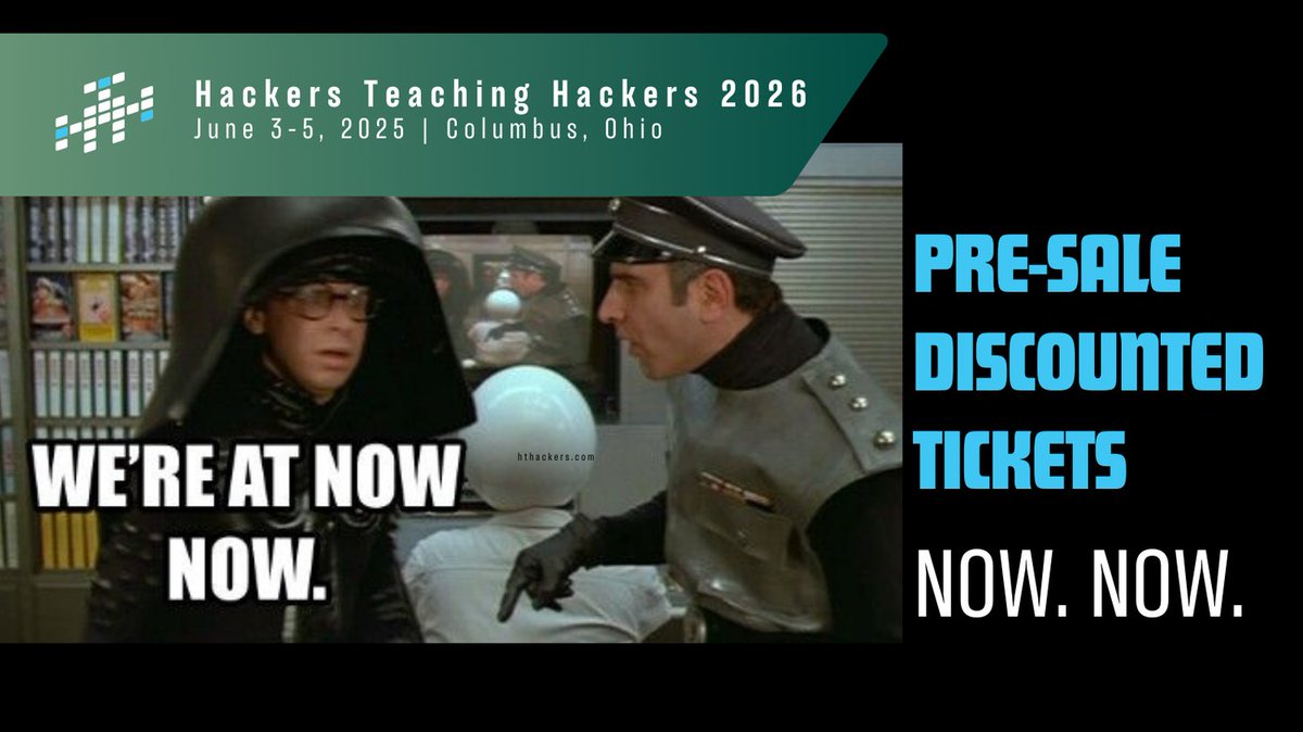 Hackers Teaching Hackers tweet media