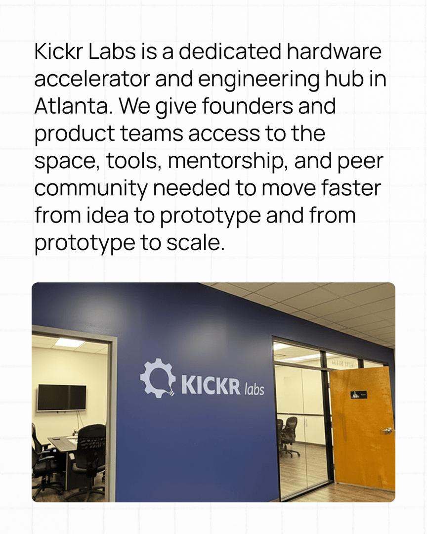 kickrdesign's tweet photo. 2026 is the year you can go from CONCEPT → PROTOTYPE with real-world, hands-on tools, resources, and support at Kickr Labs.

Reach out to learn more: https://t.co/V2jP6nIhtC 

#KickrLabs #ProductDevelopment #HardwareDevelopment https://t.co/NfLOKvIQ6U