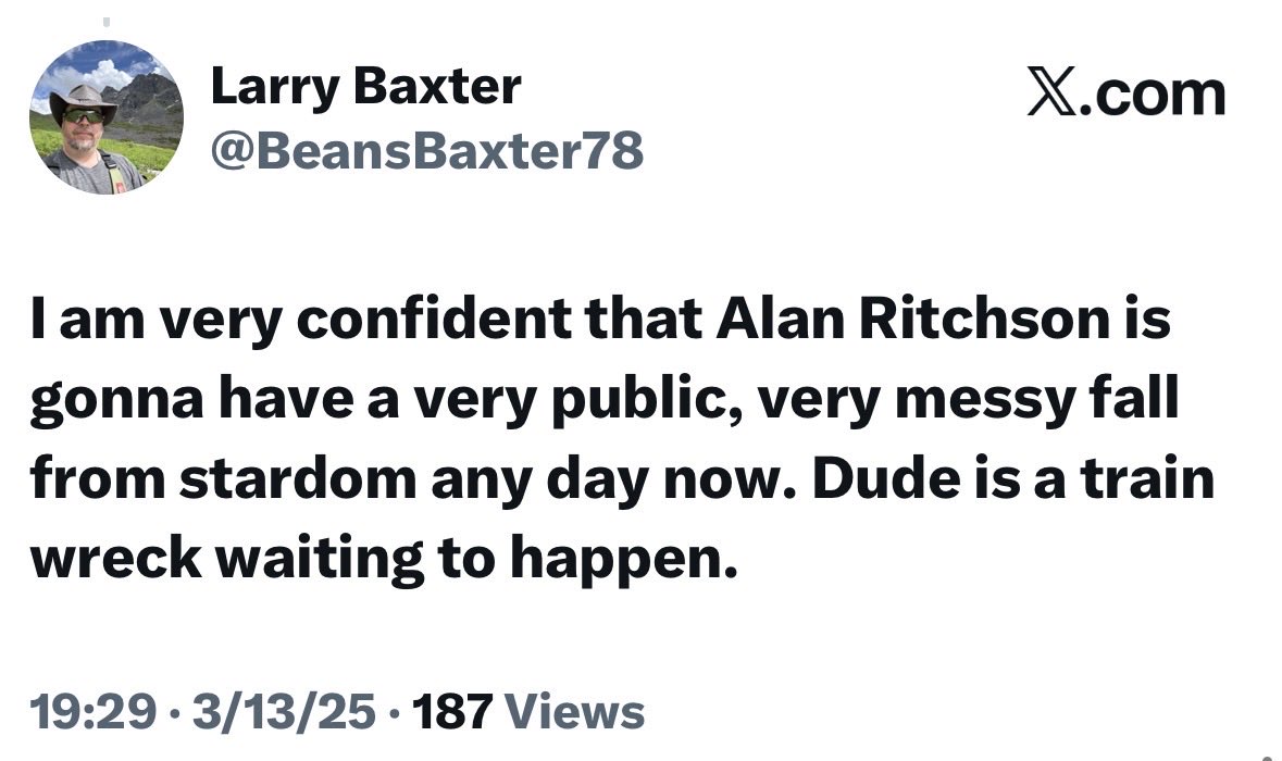Larry Baxter tweet media