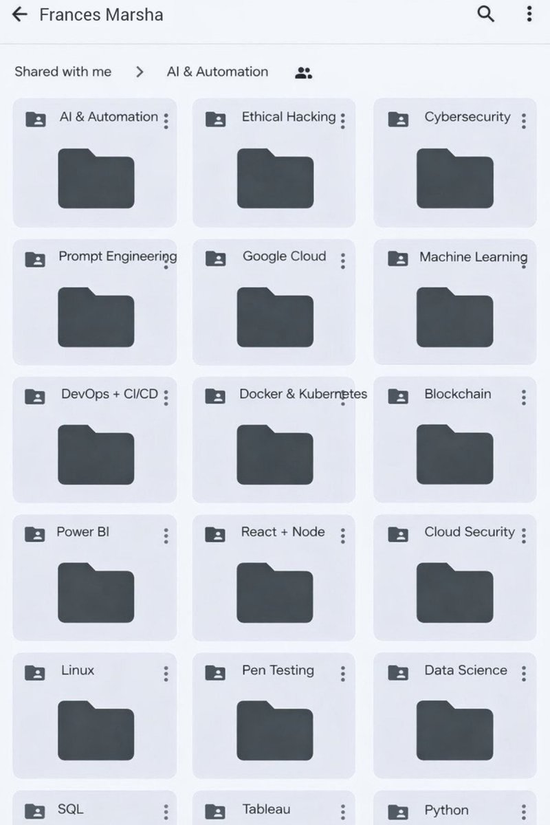 NainsiDwiv50980's tweet photo. All Paid Courses (Free for First 4500 People)

 𝗣𝗮𝗶𝗱 𝗖𝗼𝘂𝗿𝘀𝗲 𝗙𝗥𝗘𝗘 (PART - 1)
 1. Artificial Intelligence 
 2. Machine Learning
 3. Prompt Engineering 
 4. Claude,Chatgpt,Grok 
5. Data Analytics 
6. AWS Certified
 7. Data Science 
8. BIG DATA 
9. Python
 10. Ethical Hacking

(72 Hours only )

To get-
 1. Follow me to get DM
 2. Like + RT
 3. Reply " All "
