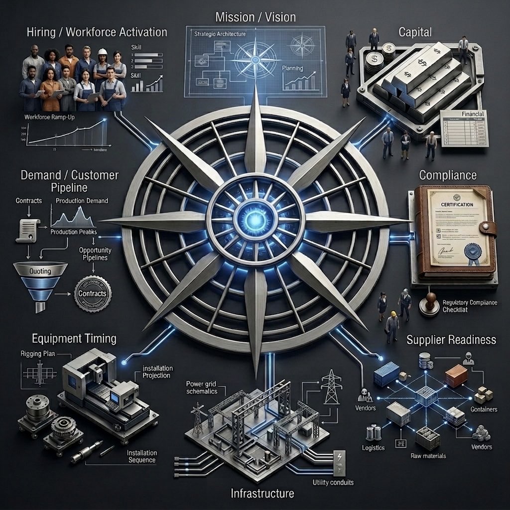 nickjayroman's tweet photo. The hidden skill every small manufacturer needs: sequencing

Capital.
Compliance.
Demand.
Supplier readiness.
Equipment timing.
Infrastructure.
Hiring.

Get the order wrong and pressure builds fast.

That discipline is part of how real shops survive.

#QuantumEdgePrecision #Manufacturing #AdvancedManufacturing #IndustrialGrowth #HUBZone