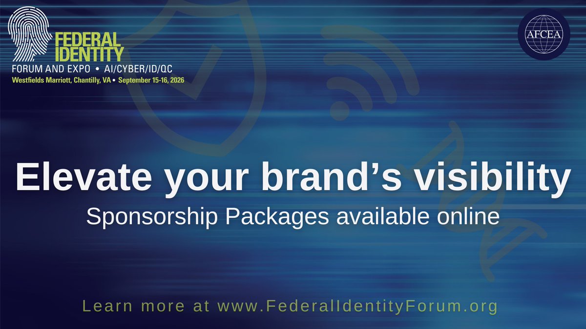 FedID Forum and Expo 2026 tweet media