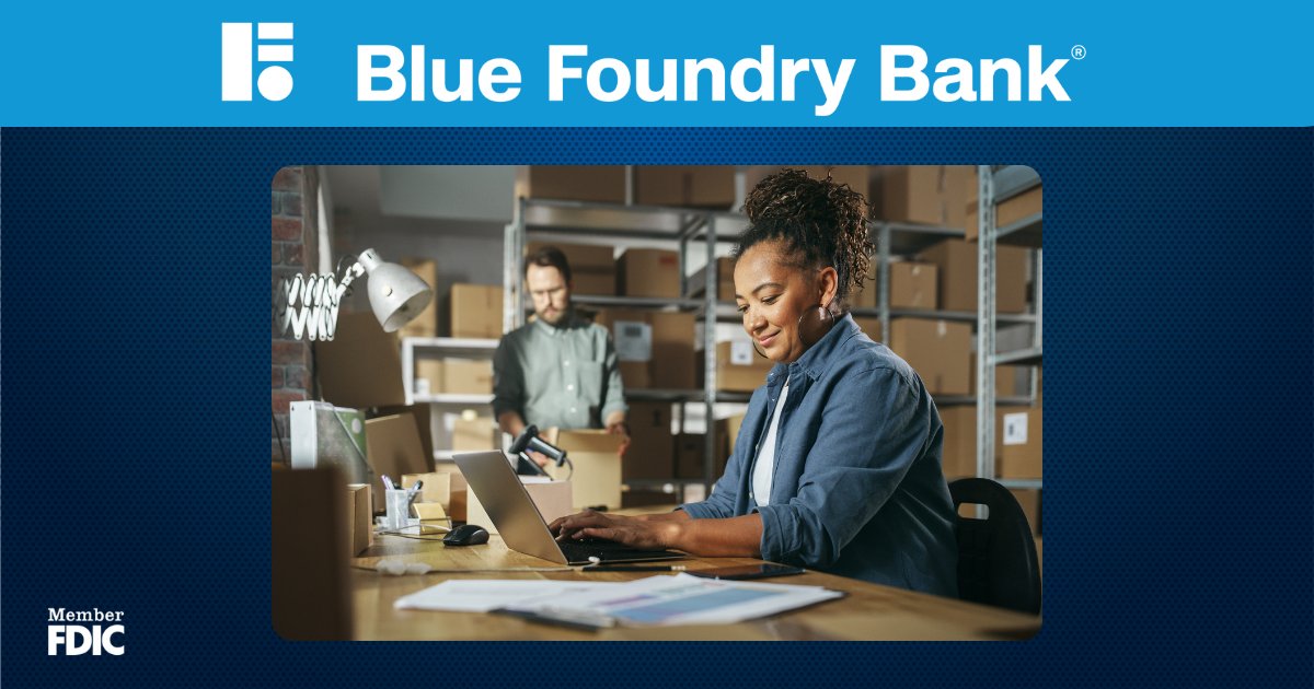 Blue Foundry Bank tweet media