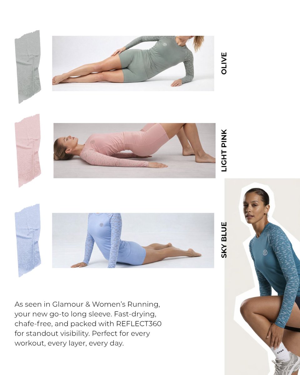 ProvizSports's tweet photo. Pastel's for Spring 🌸

Our Reflective Long Sleeve Training Tops in dreamy spring shades, perfect for those lighter mornings and longer evening miles.

Shop now: https://t.co/WWCCrMNhSe

#Proviz #Running #Training #Top https://t.co/pxv7rZwoay