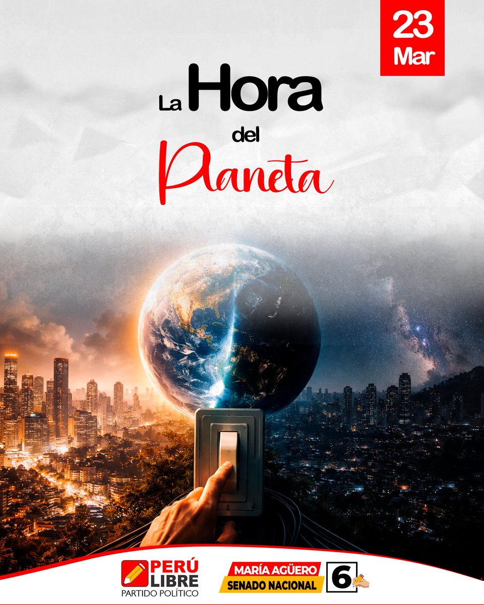 🌍⚠️En la #HoraDelPlaneta no basta apagar la luz: es momento de actuar. Sequías, contaminación y pérdida de biodiversidad nos exigen cambiar hoy.