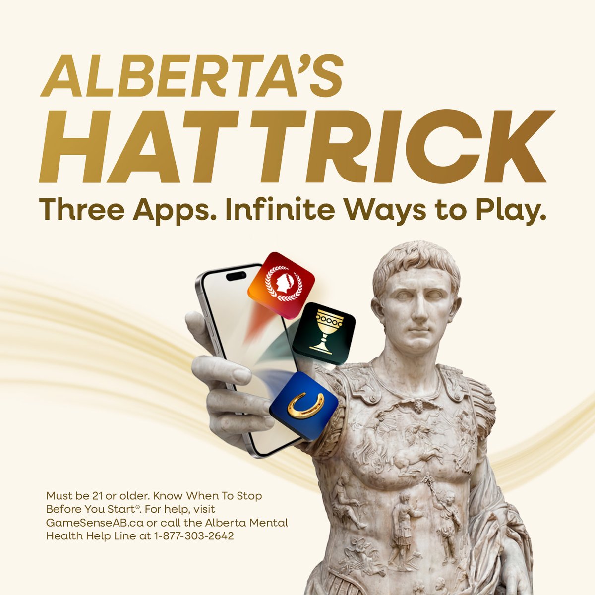 Oh Canada! We are coming to Alberta! register now: bit.ly/4bWDzH5

Must be 21 or older. Know When To Stop Before You Start®. For help, visit bit.ly/4bXsZQ4 or call the Alberta Mental Health Help Line at 1‑877‑303‑2642.