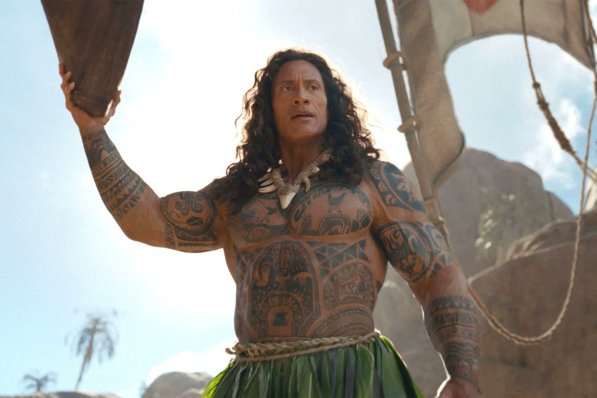 Variety's tweet image. Dwayne Johnson's debuts his live-action Maui in the new trailer for Disney's #Moana.

variety.com/2026/film/news…