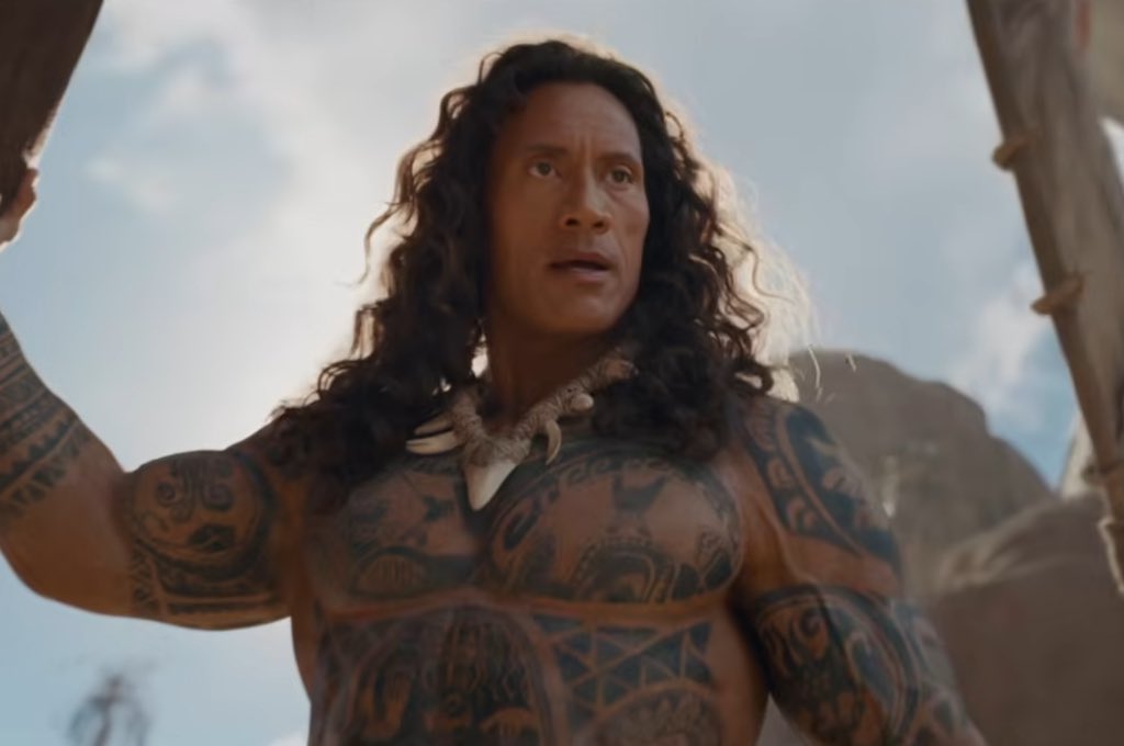 TopNewsPrime's tweet image. First look at Dwayne Johnson as Maui in the live-action ‘Moana’ movie