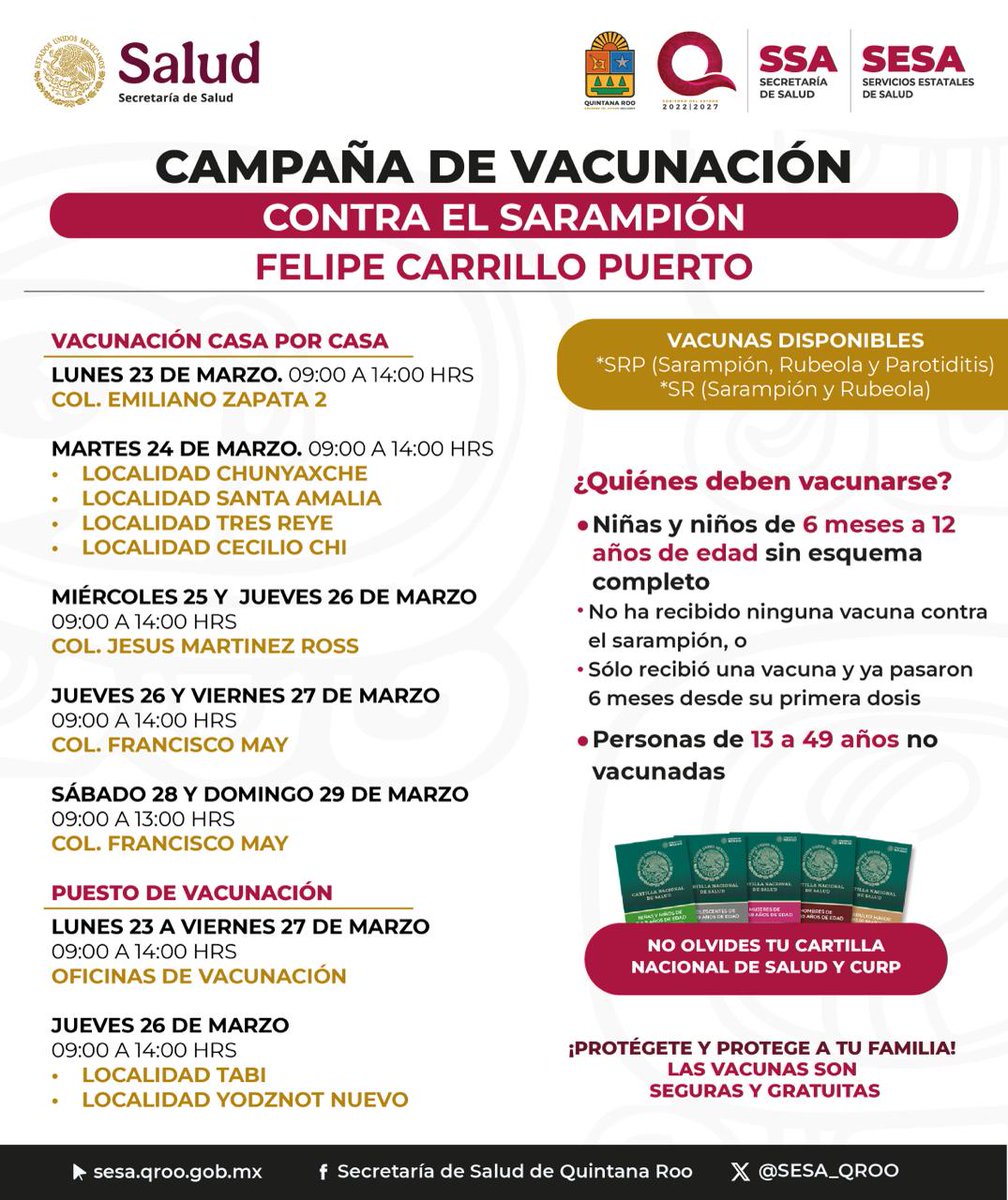 SESA Quintana Roo tweet media