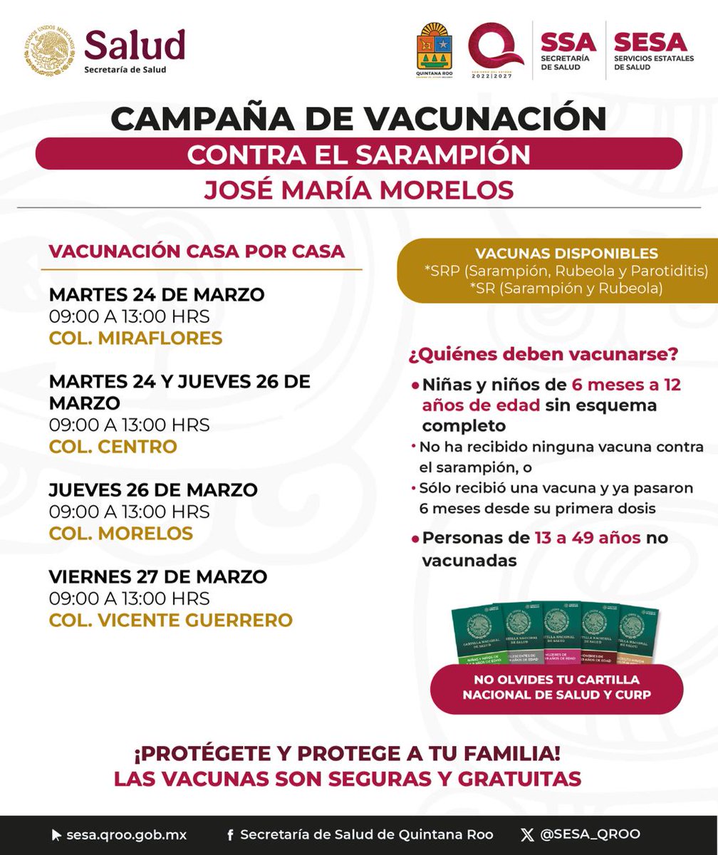 SESA Quintana Roo tweet media