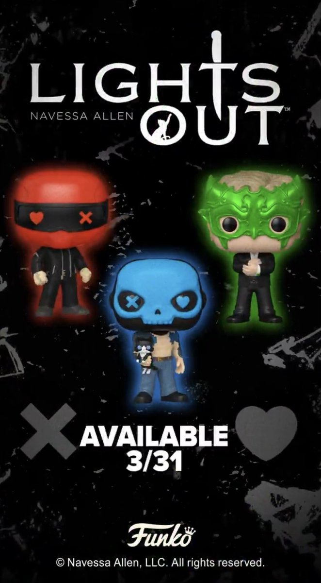 FunkoPopHunters's tweet image. Lights Out Pops dropping 3/31! #funko #lightsout