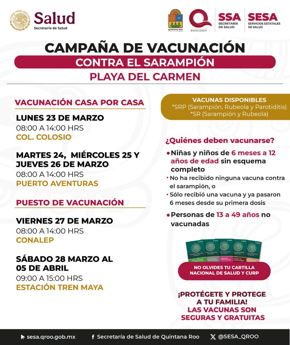 SESA Quintana Roo tweet media