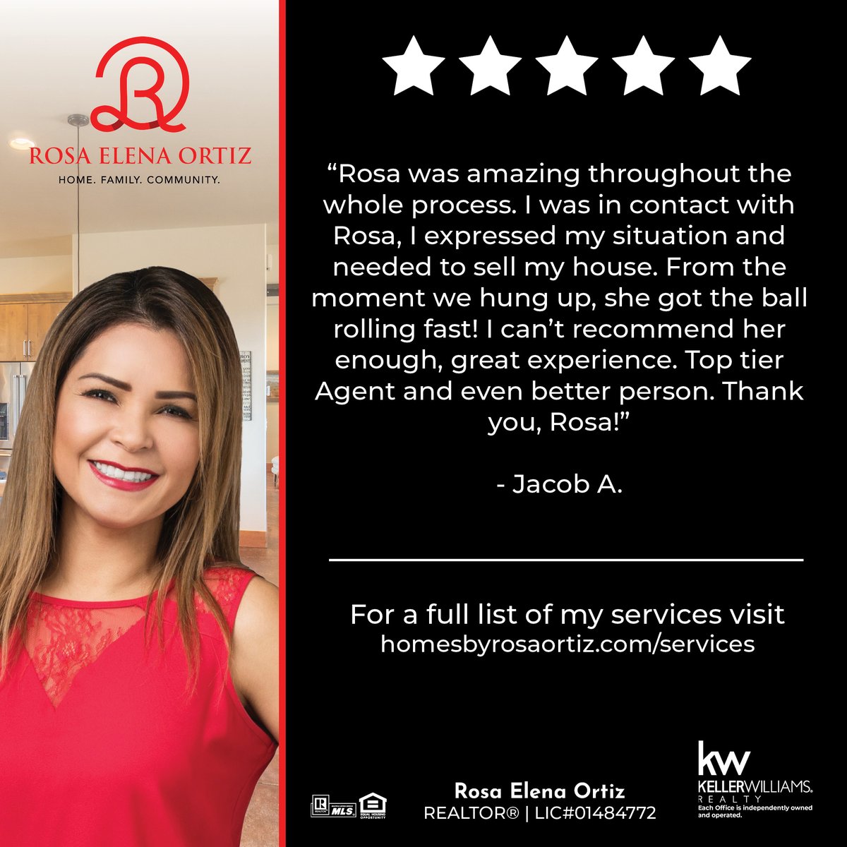 RealtyRosa's tweet photo. Thank you for taking the time to share about your experience! It was an honor to guide you through this process. https://t.co/8xXL2Dlo2X
