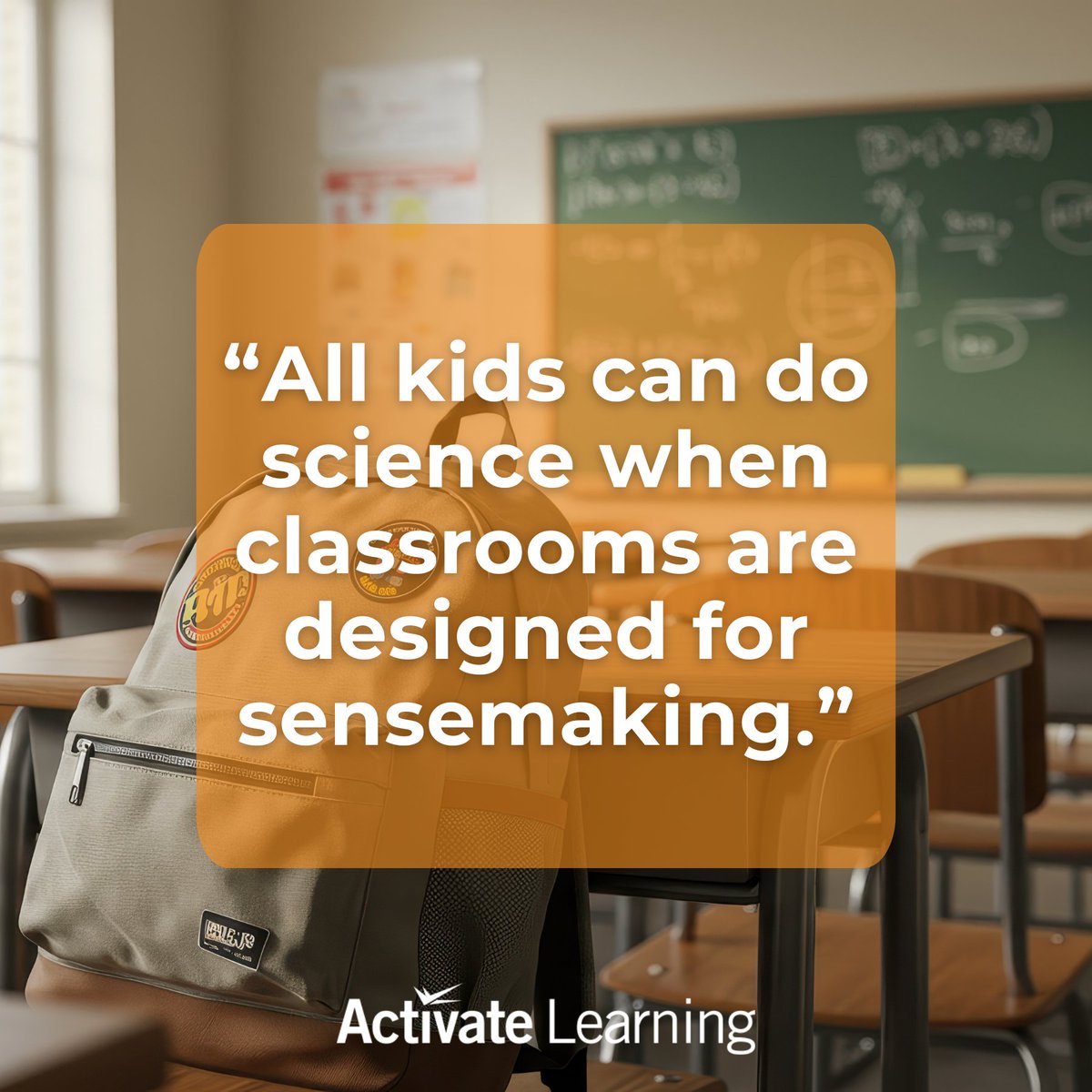 ActivateScience's tweet image. All kids can do science when classrooms are designed for sensemaking. When students investigate, model, and reason together, access expands.

Equity is built into the design.

hubs.li/Q047XSKG0

#ScienceEducation #STEMEquity #NGSS