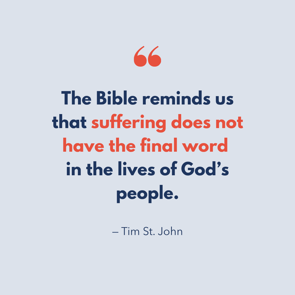 When pain becomes the primary lens through which we see ourselves, we risk losing sight of the deeper, redemptive story God is writing.

Read the article here: bit.ly/4bWbGyY