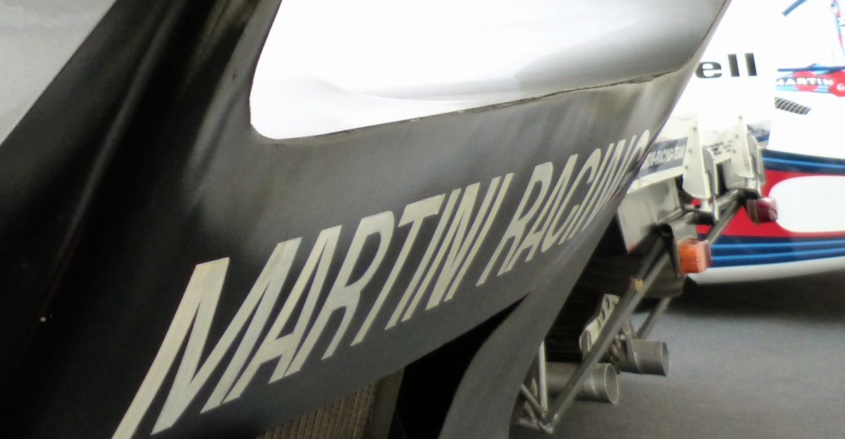 #MartiniMonday 
Up close under the rear wing of the 1974 Porsche 911 RSR Carrera 2.1, 2nd at that year's Le Mans 24 hours. More Martini Racing royalty in the background.
#Porsche 
#LM24
🇩🇪🏁🇩🇪
© Me!
