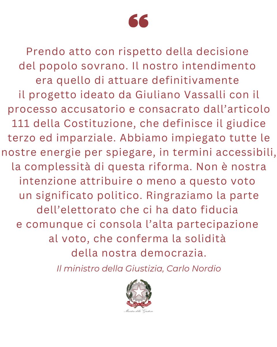 Ministero Giustizia tweet media