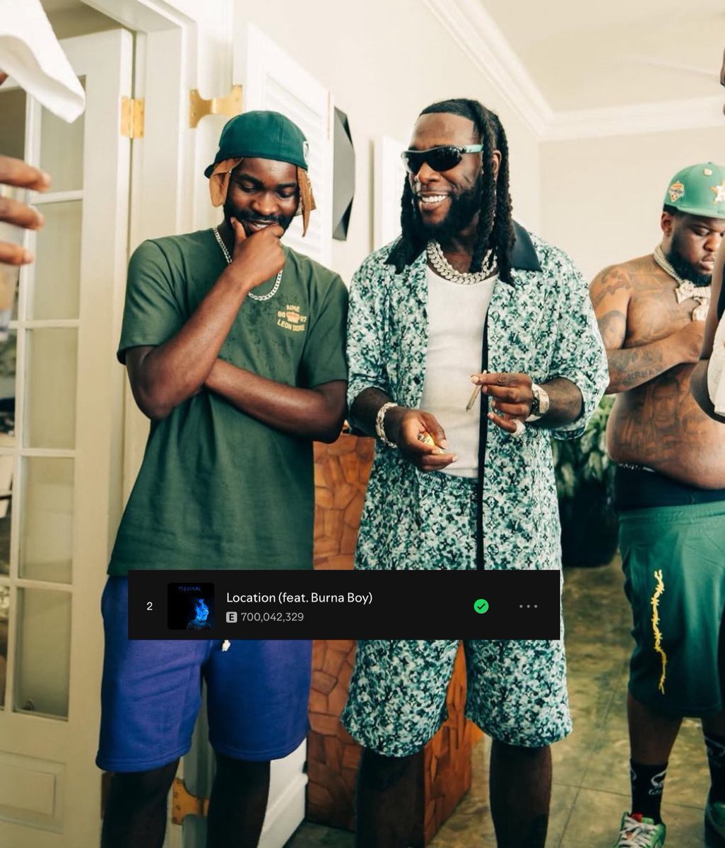 BURNA BOY STATS tweet media