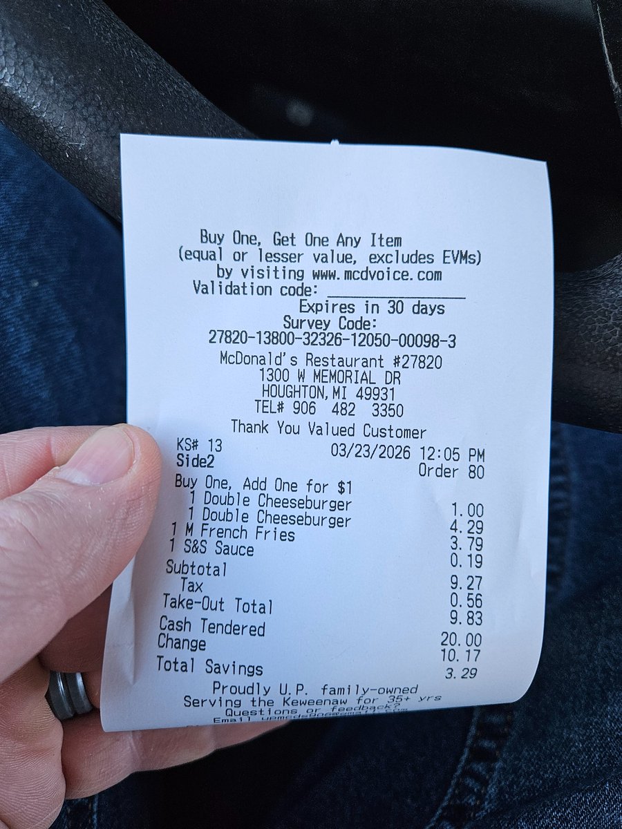 tomassyooper's tweet photo. @McDonalds the last 3 times i've tried to get fries with some sweet and sour, I get charged for the sauce and end up with dry fries because there is nothing in the bag. Expediter at the window needs to step it up. https://t.co/jVAQrVarF6