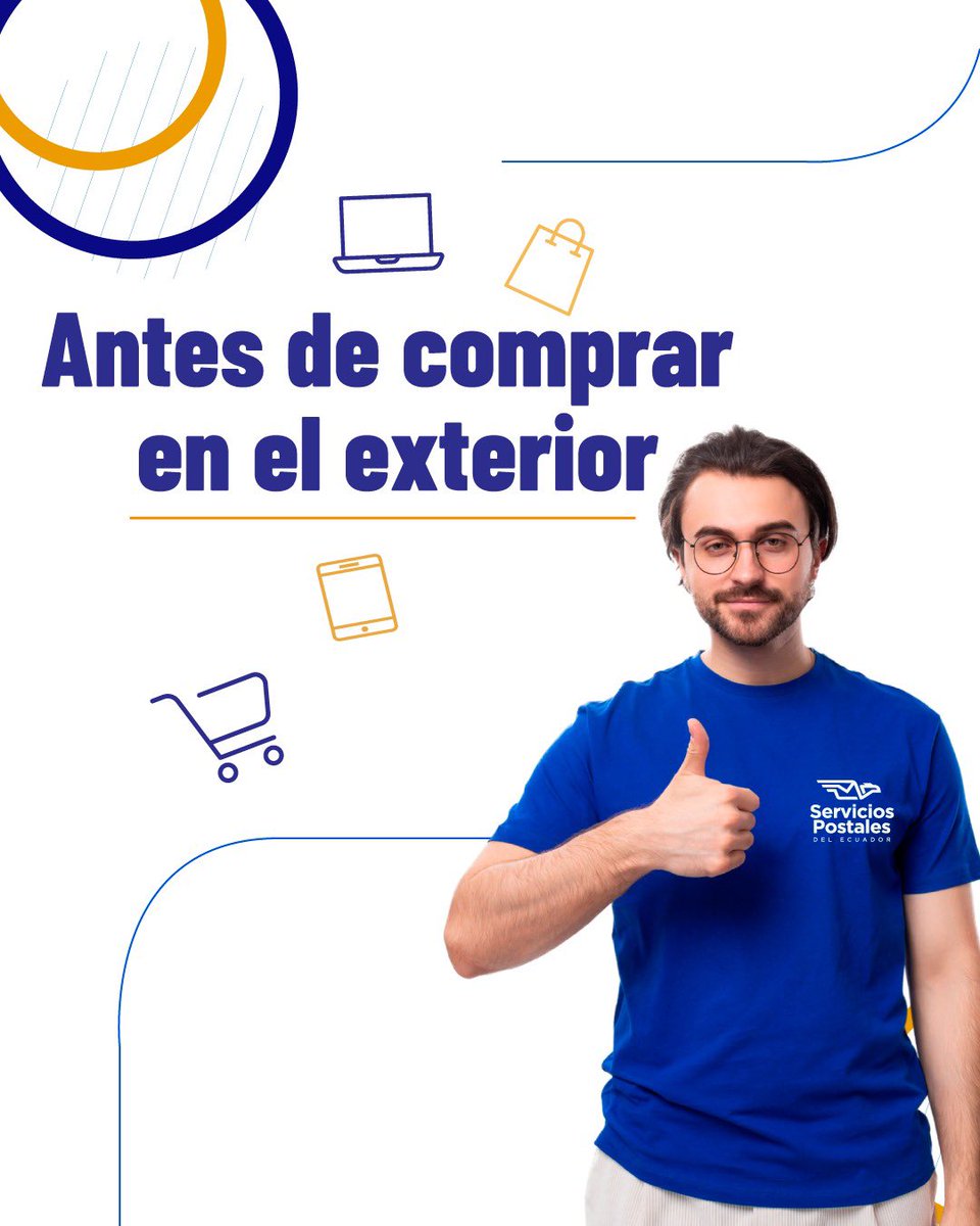 ServPostalEc's tweet photo. #TipSPE | Conoce las disposiciones de @SENAE_Aduana para envíos courier y planifica tus compras.
¡En SPE trabajamos para brindarte un servicio ágil y de calidad! https://t.co/kwE92H6zrJ