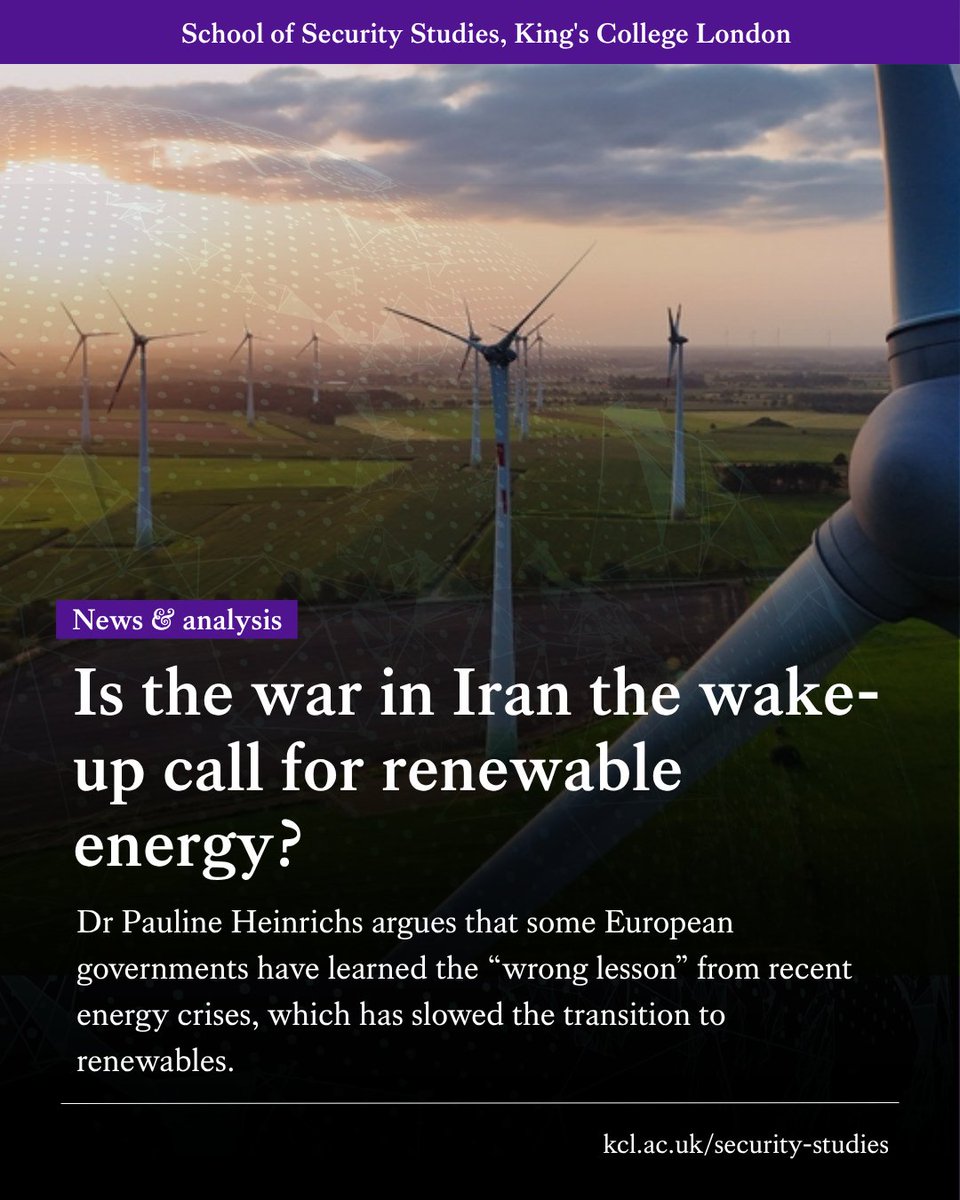 King's Security Studies tweet media