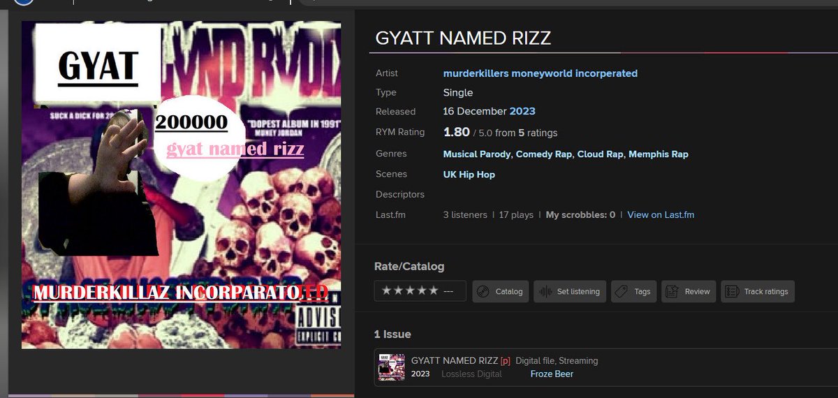 Adventures in Rating Music tweet media