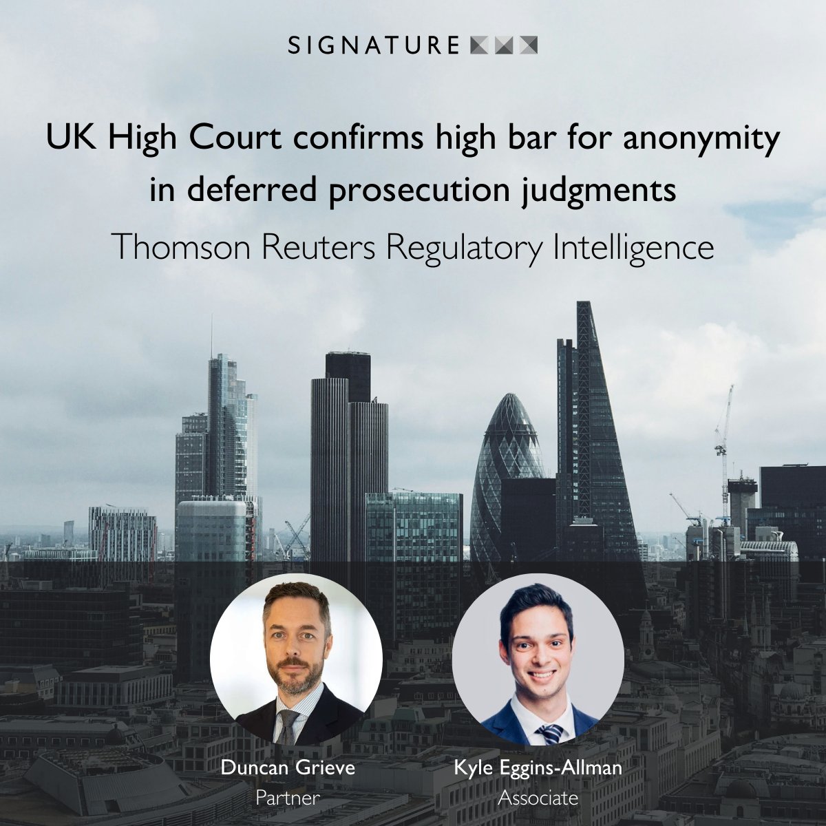 Signature Litigation tweet media