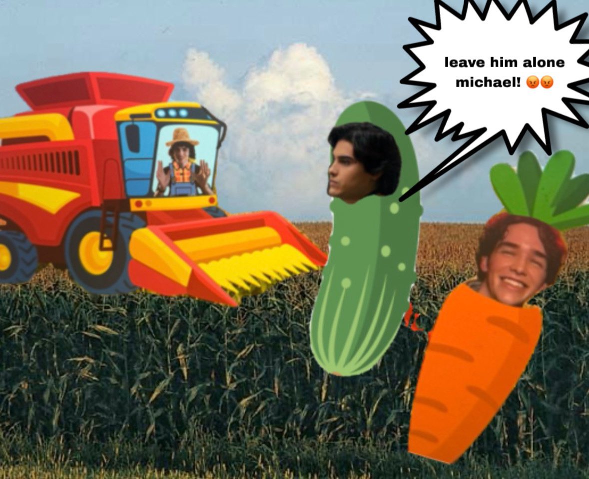 editse8's tweet photo. what's this?? chancumber has stepped in to protect carroton?? does this mean we are back to #cornler... 🌽💙 @carrotoncornler @cucumbercornler https://t.co/VhWGWhRuVB