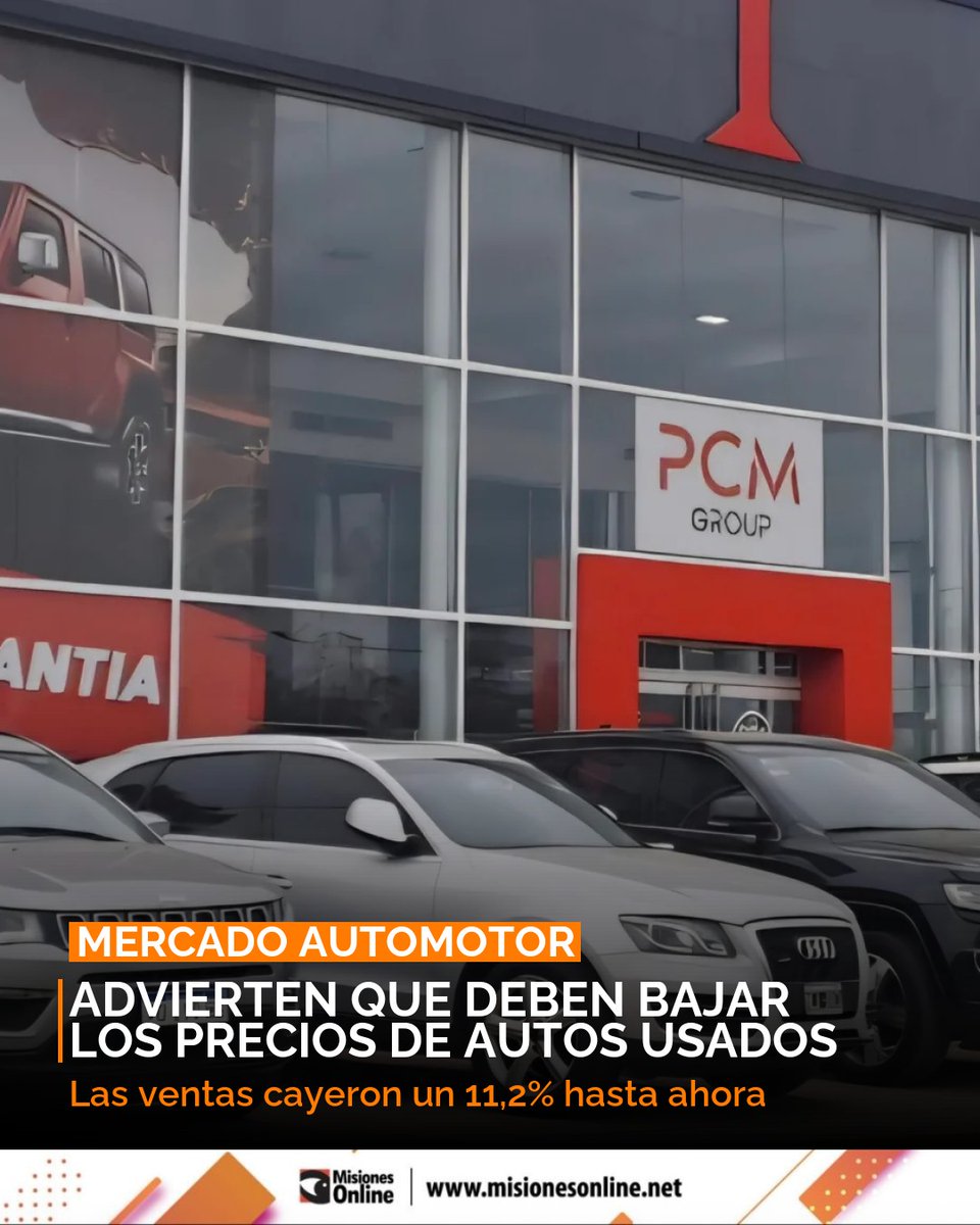 misionesonline's tweet image. 🚗‼️ Dueños de autos usados, ¡alerta! La caída de 0km por dólar y quita de impuestos obliga a bajar precios. Ventas de usados cayeron 11,2%. Aceptar la pérdida es clave.
misionesonline.net/2026/03/23/ven…

#AutosUsados #MercadoAutomotor #PreciosAutos #VentaDeAutos