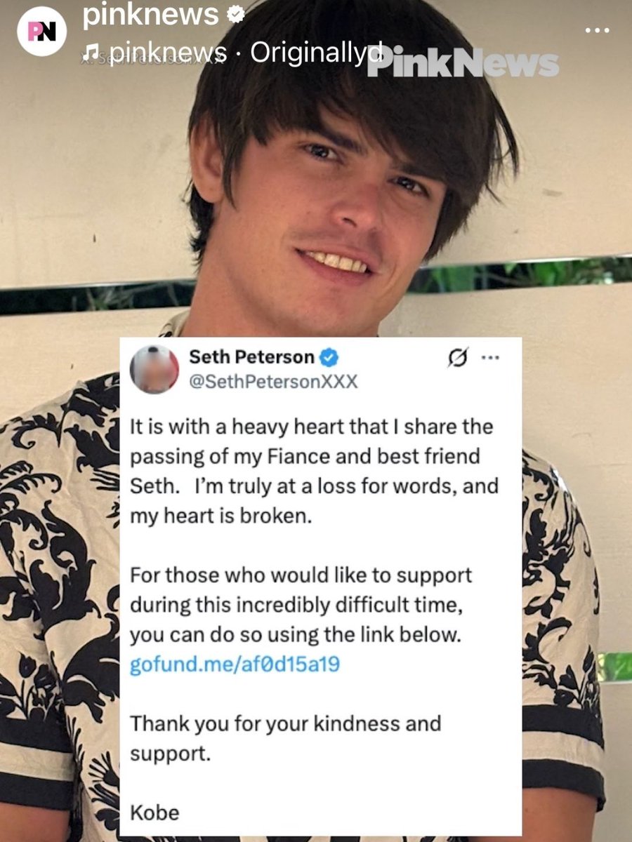 BGayCom's tweet image. Adult film star Seth Peterson (Adam Aguirre) has died at 28, his fiancé Kobe Marsh (Cyrus Stark) confirmed.

Remembered not just for his work, but for the life and relationship he was building.
#LGBTQ #QueerCommunity #RepresentationMatters #RIP
📷 IG: @ adamm_aguirre / kobemarsh