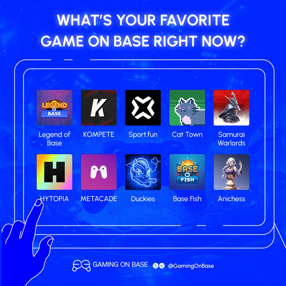 Gaming on Base tweet media