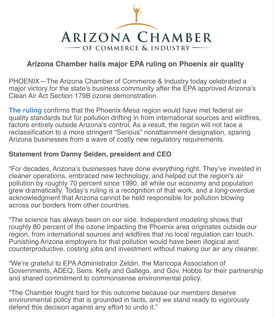 Arizona Chamber tweet media