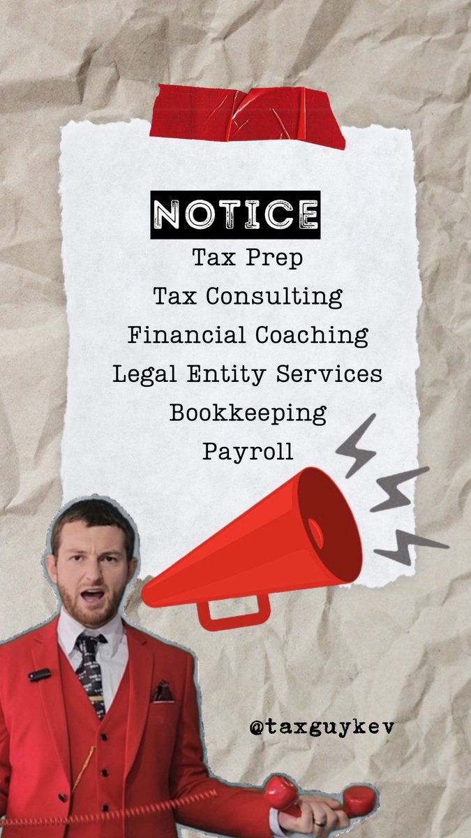 taxguykev's tweet photo. Ready to take your financial game to the next level? At Tax Guy Kev, we’re your secret weapon for tax strategy and consulting! Built for business owners and professionals, we help you maximize profits and minimize stress. Don’t delay — call TGK today! https://t.co/ZkUKFqDRGY