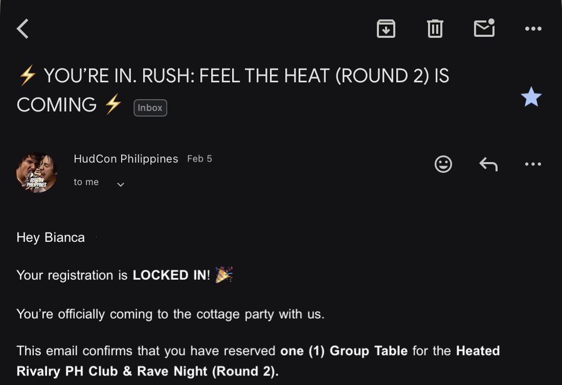 hello! me and my friends have 2 pasalo slots on our table for this rave night round 2 on March 27! pls lmk if inch~

our table’s HT 1 - 5,000 (6 pax - 4,000 consumable), 833php each!