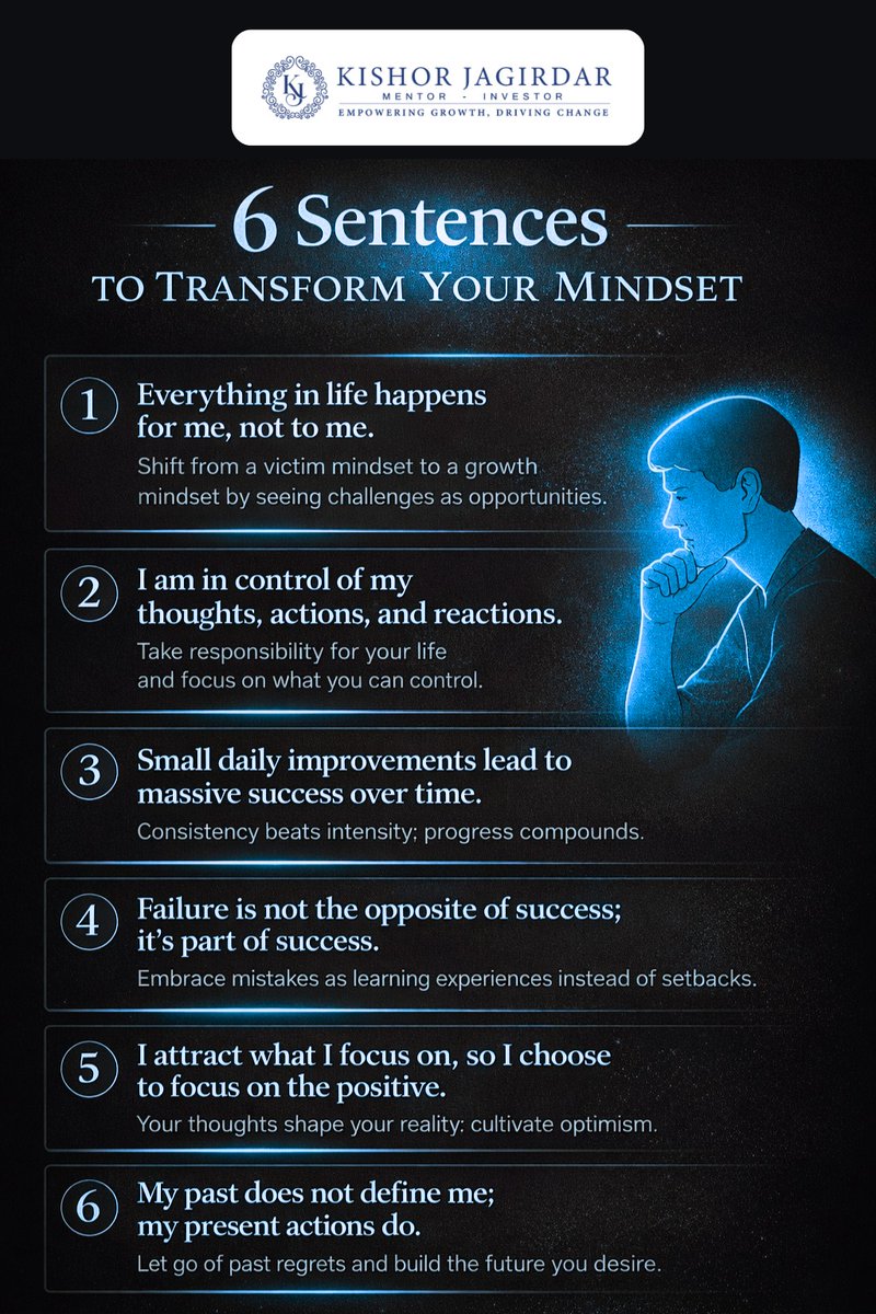 vision2020AD's tweet photo. 6 Affirmations have empowered me in multiple circumstances to transcend mental barriers and unlock potential that produced magical results by breaking even the toughest challenges into a joyful experience. 

Finally it empowers us to bring out our best  version as s human being. https://t.co/gSX5owAKPv