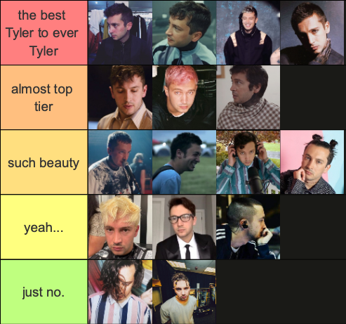my fav genre of tyler joseph is cunty but cute