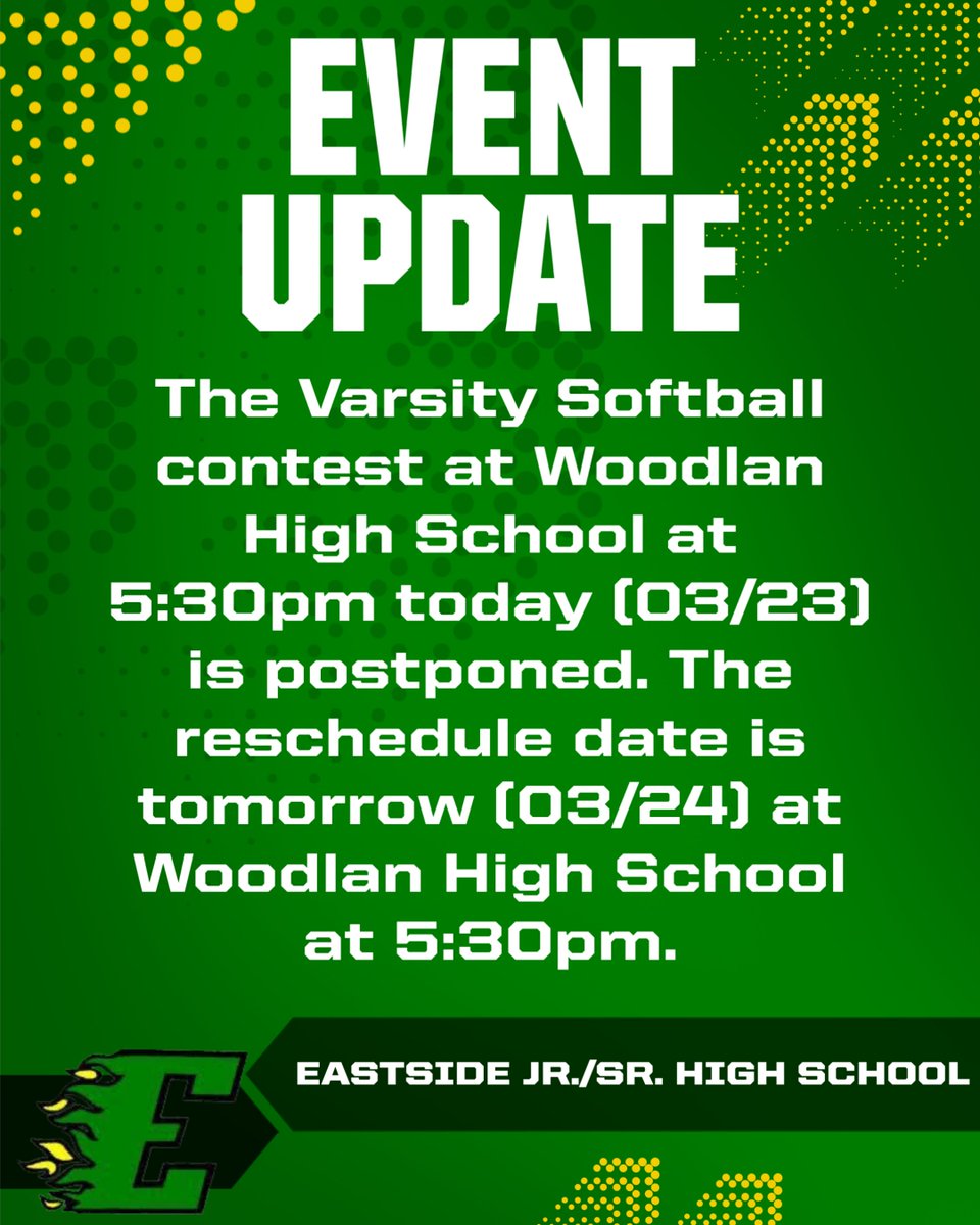 Eastside Blazers Softball tweet media