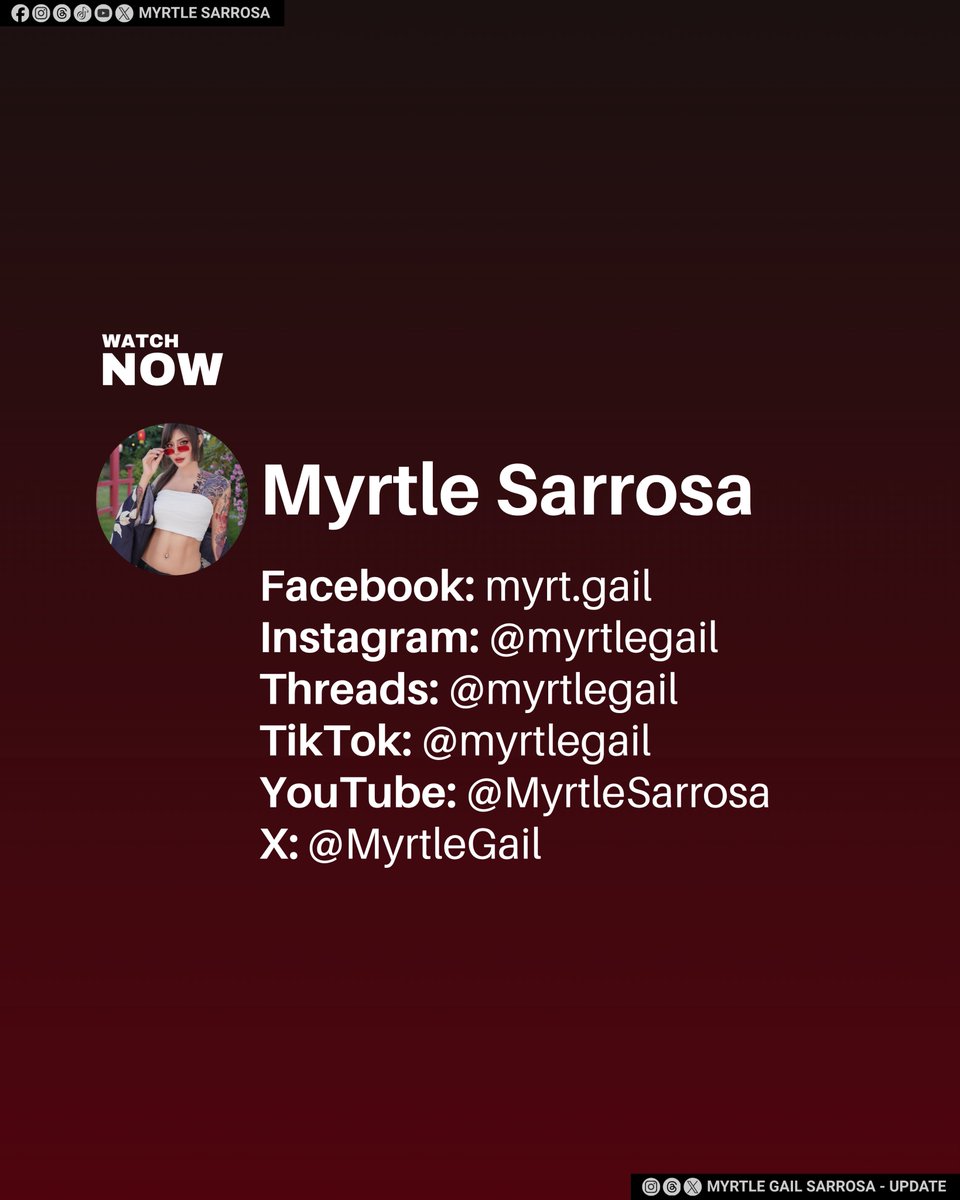Myrtle Gail Sarrosa - Update tweet media