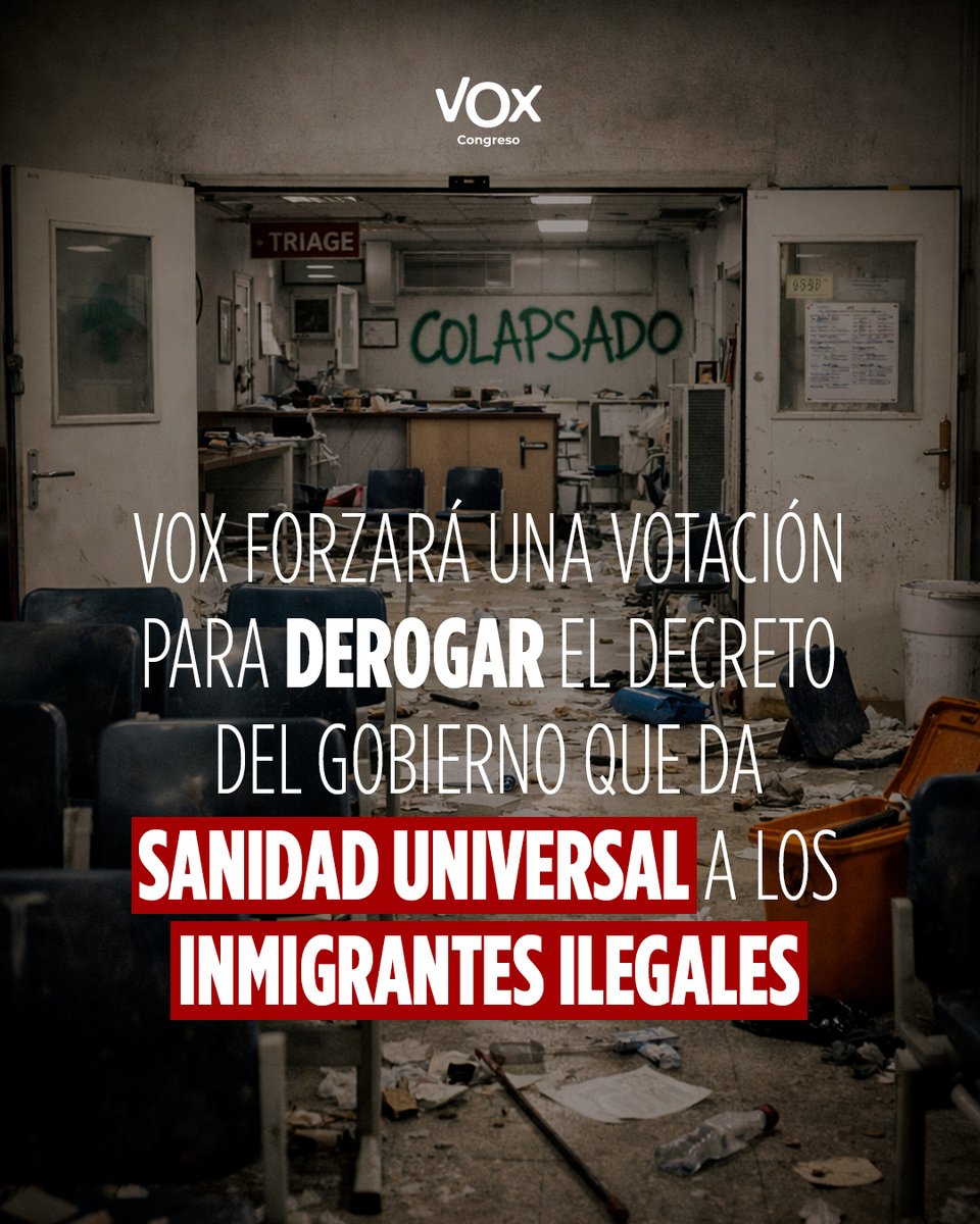 Grupo Parlamentario de VOX en el Congreso tweet media