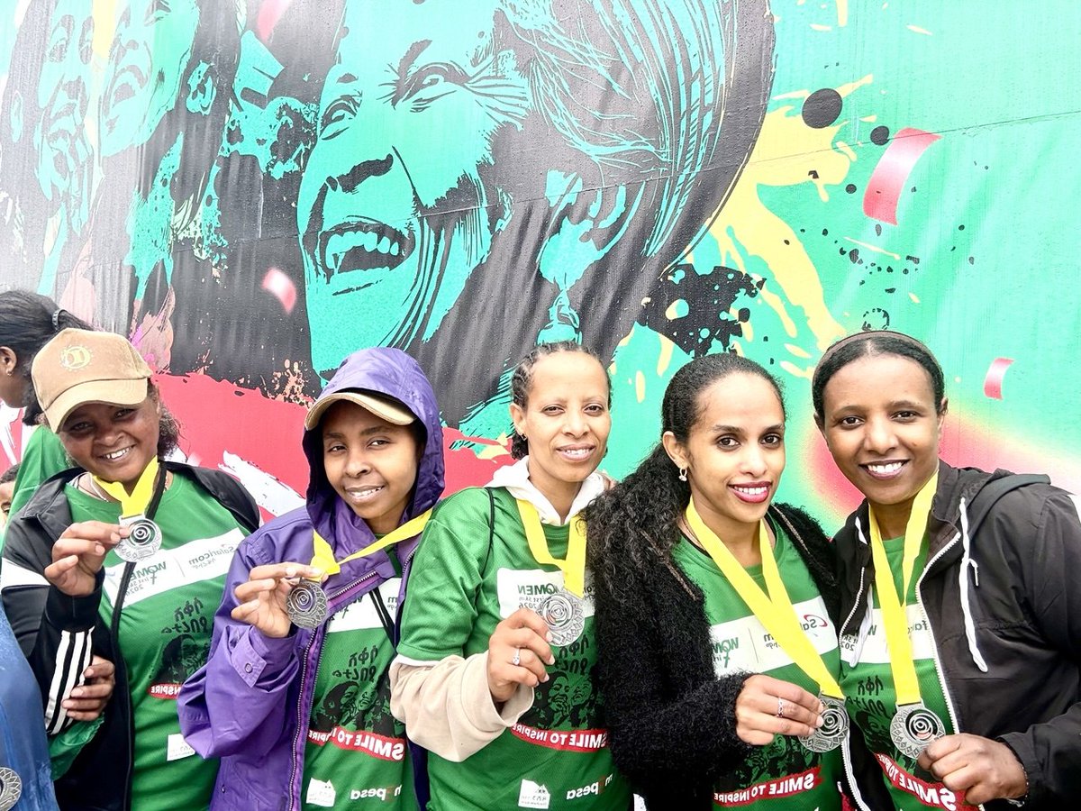 CheminduCorp's tweet photo. የኮርፖሬሽኑ ሴት ሠራተኞች የቅድሚያ ለሴቶች የጎዳና ሩጫ ላይ ተሳተፉ
 የኬሚካል ኢንዱስትሪ ኮርፖሬሽን የሴት ሠራተኞች መጋቢት 13 ቀን 2018 ዓ.ም በተካሄደው የቅድሚያ ለሴቶች የአምስት ኪሎ ሜትር የጎዳና ሩጫ ላይ ተሳተፉ። https://t.co/86dQUZyhDc