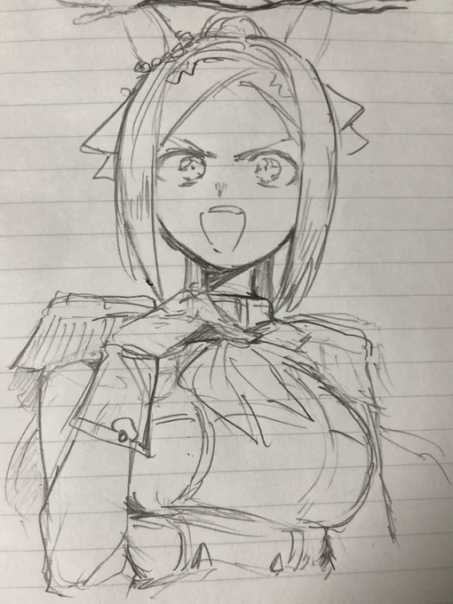 コッペパン(@Koppepan_agp )さんに
※スペース中にねだって
バクシンオー描いていただきました!!!

ありがとう!!!!
ホシヒナも描こう!!!ミライも!!! 