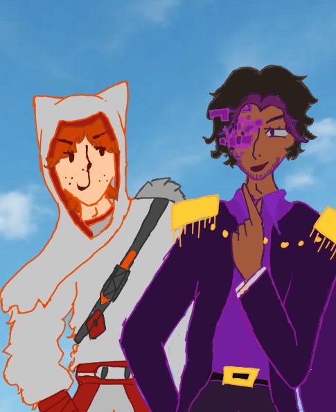 ILOVE_JAM_'s tweet photo. A little sketch I did of assassin duo that I was too lazy to finish😭
.
.
.
#assasinduo #ewron #ashswagg https://t.co/ALVHu78PYY