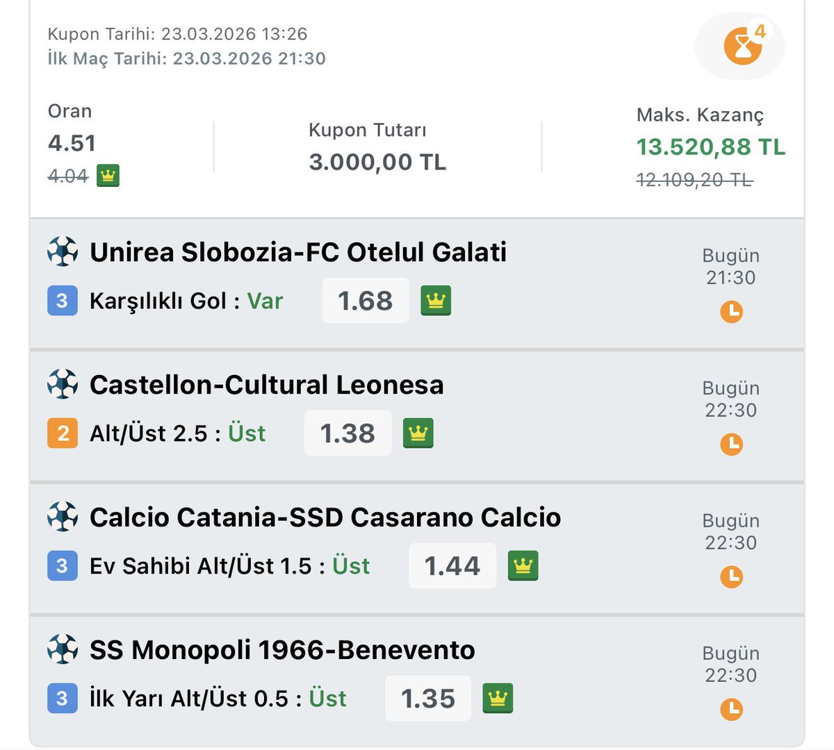 4 MAÇ YETER tweet media