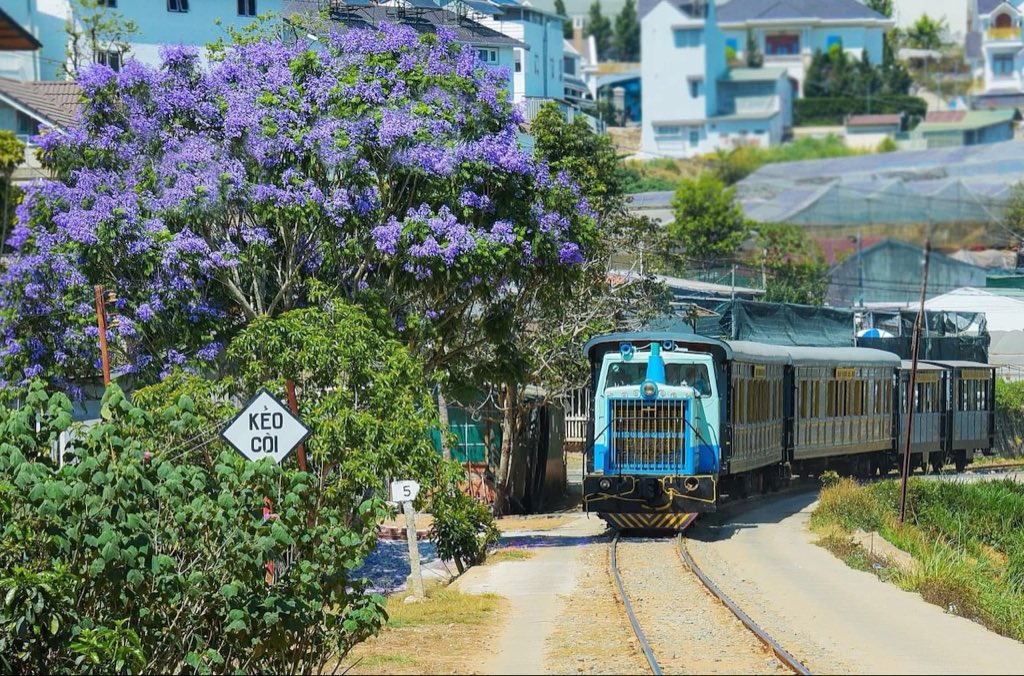baolau's tweet photo. The Da Lat–Thap Cham railway was built by the French administration in 1932 and dismantled after the Vietnam War in 1975. It linked Da Lat in the Central Highlands and Phan Rang in the Central Coast. In the present, trains run in the restored section between Da Lat and Trai Mat. https://t.co/OA4xQQsqts